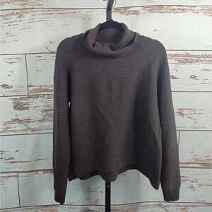 Kuhl Women's Ribbed Turtleneck Sweater Brown Size Large